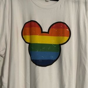 NWT XXL Disney Pride canvas T-shirt